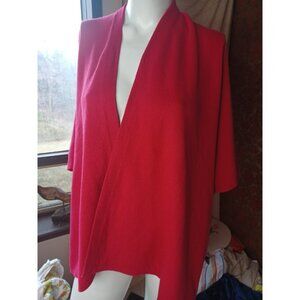 Laurel Poncho Sweater Wool Silk NWT